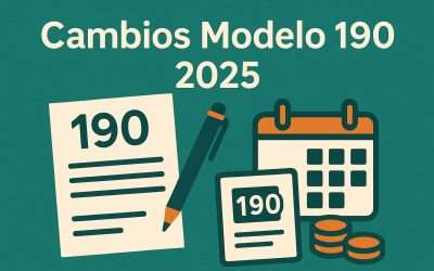 Cambios en el Modelo 190