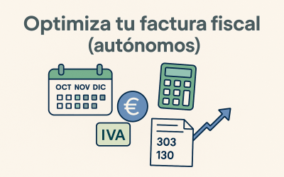 Cómo optimizar tu factura fiscal antes de que acabe el año si eres autónomo
