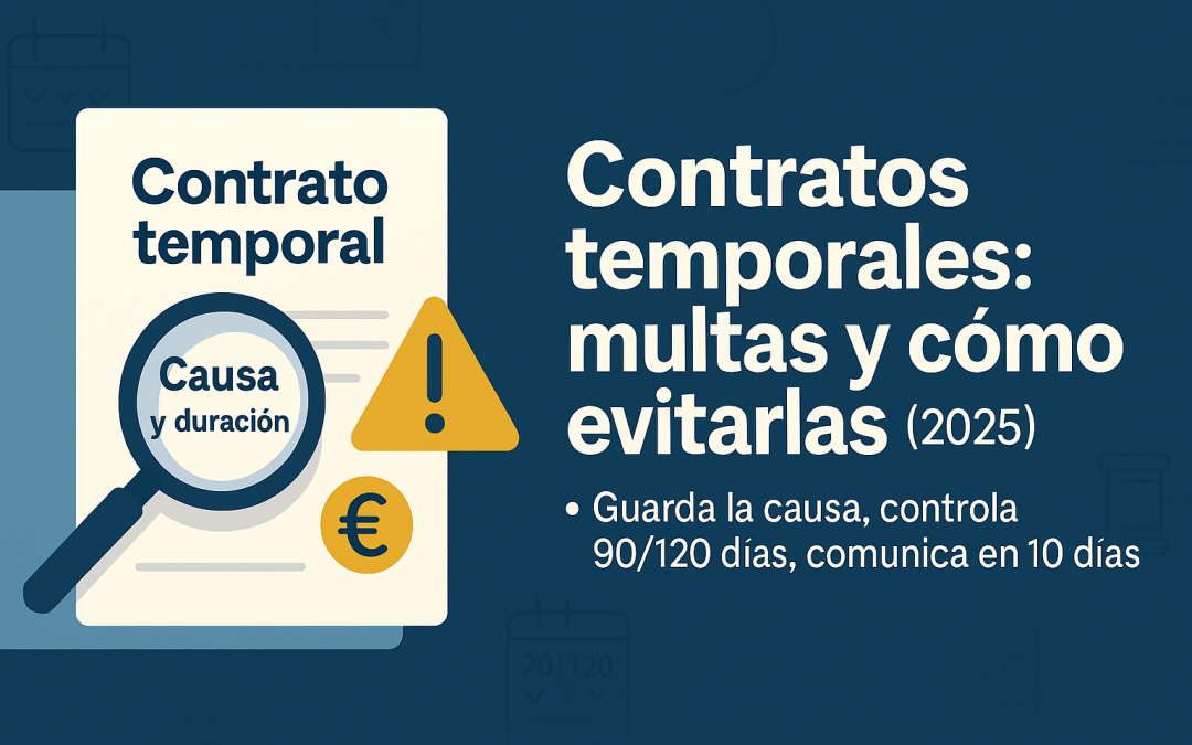 Contratos temporales: multas y cómo evitarlas (2025)