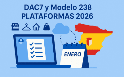 DAC7 y Modelo 238 en 2026 para plataformas digitales (Wallapop, Vinted, Airbnb…)