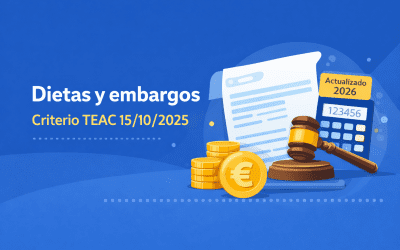 Embargo de nóminas y dietas: el TEAC pone orden