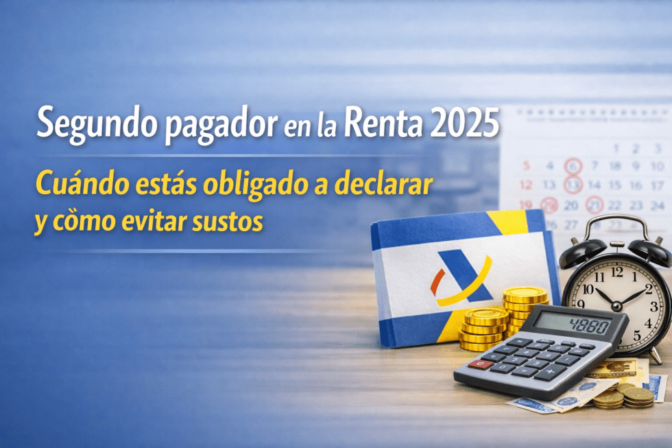 Segundo pagador en la Renta 2025: cuándo estás obligado a declarar y ...
